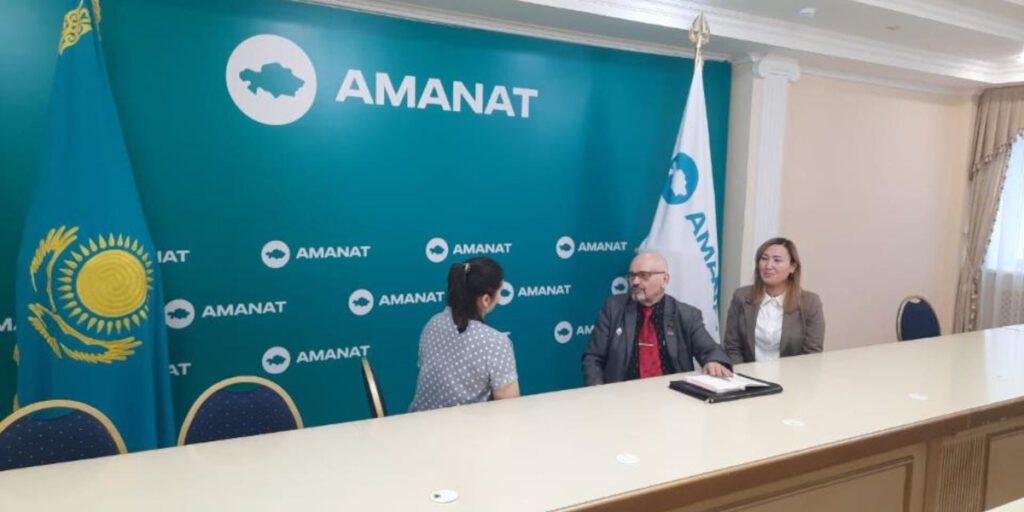 Департаментом торговли и защиты прав потребителей по Павлодарской области проведена общественная приемная с участием представителя Общественного объединения